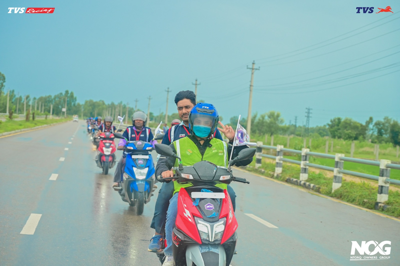 NOG (NTORQ Owner's Group) Janakpur First Chapter Ride Completed